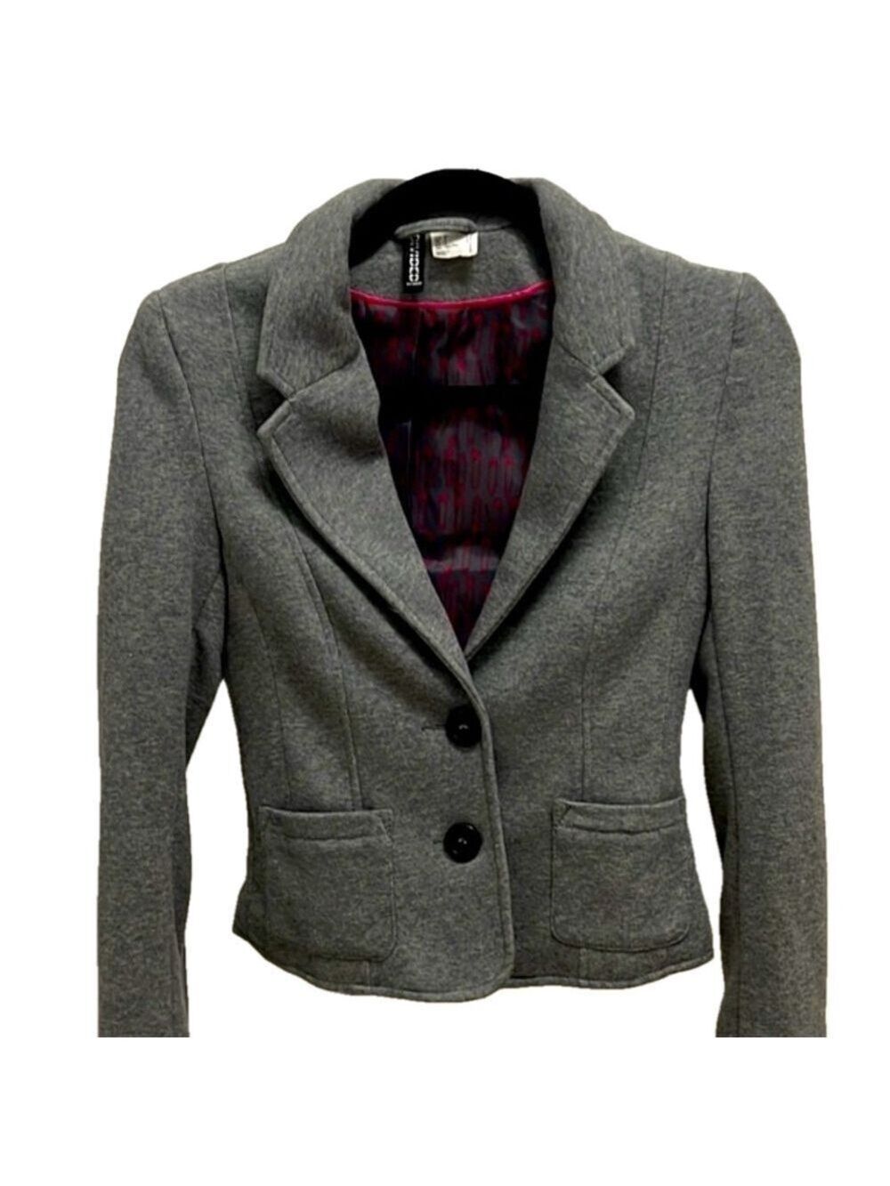 Divided| Grey soft blazer.